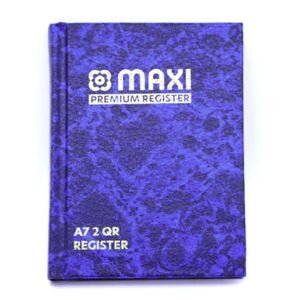 Maxi Register Book 9X7 2Qr