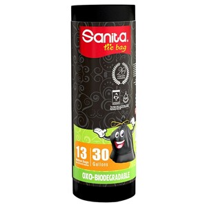 Sanita Tie Bags Bio 30 Gallons 13 Bags