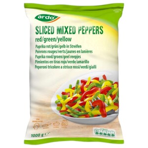Ardo Sliced Mixed Peppers 1Kg