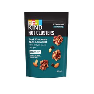 Be-Kind Nut Clusters Dark Chocolate Nut's & Sea Salt 80G