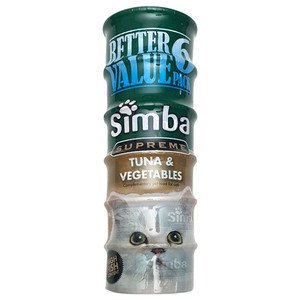 Simba Supreme Tuna & Vegetables 85G X6
