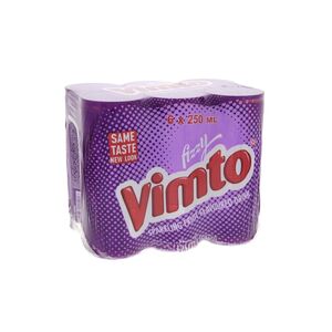 Vimto Fruit Flavored Sparkling Drink Can 250Ml X 6