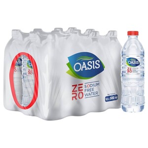 Oasis Mineral Water Zero Sodium 500Ml X12