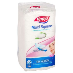 Tippys Maxi Silk Protein Cotton Pads 50 Pieces