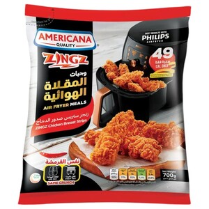 Americana Air Fryer Meals Zing Chicken Breast Strips Spicy 700G