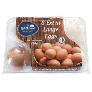 Gattfarm Eggs Extra Large 6 Pieces