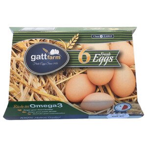 Gattfarm Eggs Omega 3 6 Pieces
