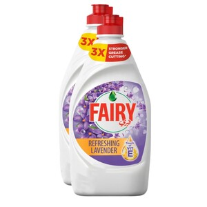 Fairy Dishwashing Liquid Refreshing Lavender 600Ml X2