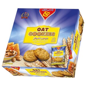 Al Seedawi Oat Cookies Natural Honey Almond 9G X24
