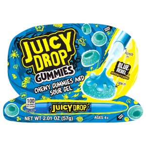 Juicy Drop Gummies Chewy & Sour Gel 57G