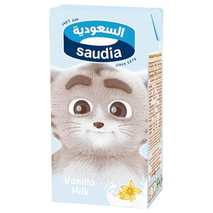 Saudia Uht Milk Vanilla 200Ml