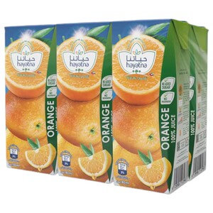 Hayatna Uht Juice Orange 180Ml X6