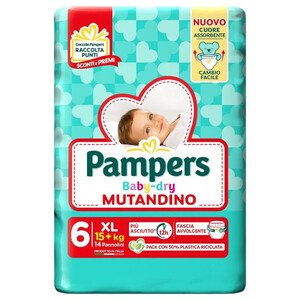 Pampers Pannolini Baby Dry 6 15+ Kg 14 Pieces