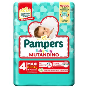 Pampers Pannolini Baby Dry Mantodina 4 8-15Kg