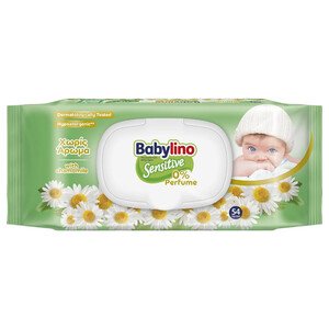 Babylino Sensitive Fragrance Free Wipes 54 Sheets