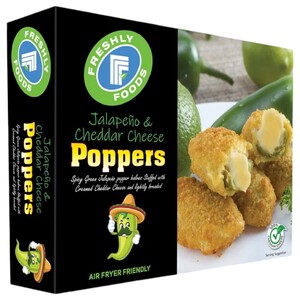 Freshly Foods Jalpeno & Cheddar Cheese Poppers 350G