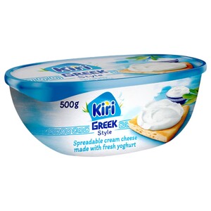 Kiri Greek Style Spreadable Cream Cheese 500G
