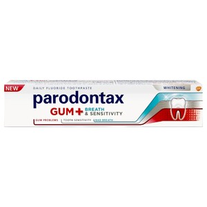Parodontax Toothpaste Gum Breath & Sensitivity Whitening 75Ml