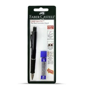 Faber Castell Mechanical Pencil + Leads 0.7 Poly Matic 1333 Black