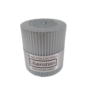 Faddoul Christmas Decoration Silver Candle 1Pc