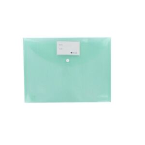 Atlas Document Bag With Button Fs As-F10033 Green