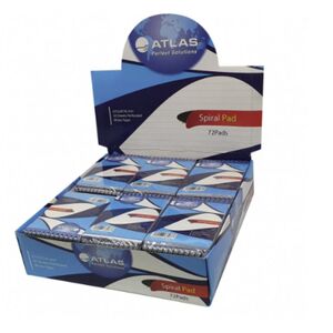 Atlas Spiral Notepad A7 50 Sheets Dsp=72Ea As-Psa76611i