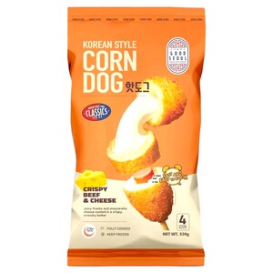 Good Seoul Corn Dog Crispy Beef & Cheese 4 Pieces 320G