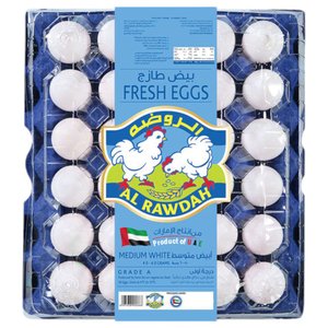 Al Rawdah Fresh Eggs Large Tray 30 Pieces