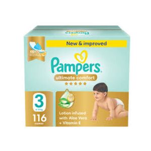 Pampers Baby Diaper Premium Care Mega Box Size 3 116 Pcs