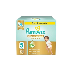 Pampers Baby Diaper Premium Care Taped Mega Box Size 5 84 Pcs
