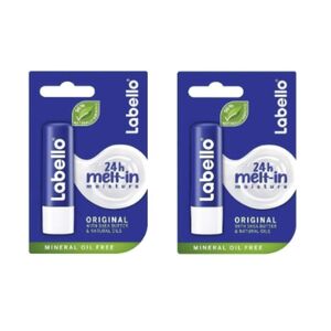 Labello Lip Balm Moisturising Care Classic 4.8 Gr Pack Of 2