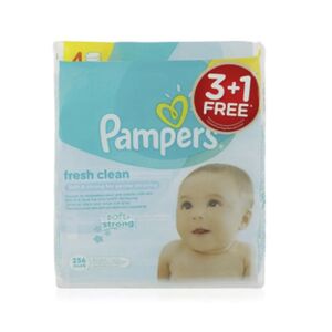 Pampers Baby Wipes Fresh 64 Pcs Pack Of 4
