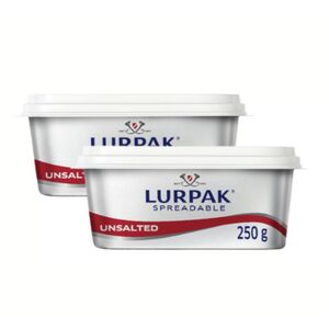 Lurpak Soft Butter Unsalted 250 Gr Pack Of 2