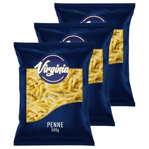 Virginia Pasta Penne Rigate 500G X3