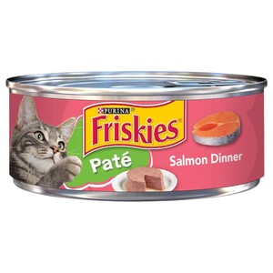 Friskies Pate Cat Food Salmon Dinner 156G