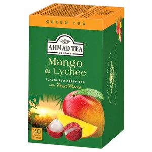 Ahmad Tea Mango & Lychee Green Tea 20 Bags