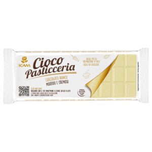 Icam Cioco Pasticceria Chocolate Bianco 130G