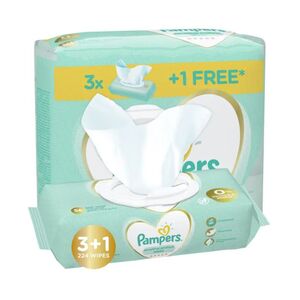 Pampers Baby Wipes Sensitive Refill 56 Sheets 3+1 Offer