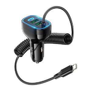 Hoco Car Charger Set Dual Port Pd30w Black