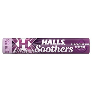 Halls Soothers Sweets Blackcurrant 45G