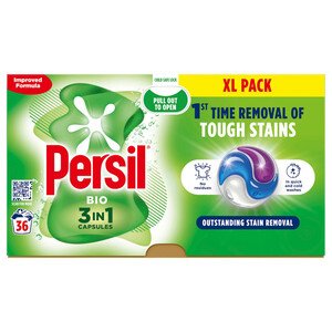 Persil Laundry Detergent 3In1 Bio 36 Pods