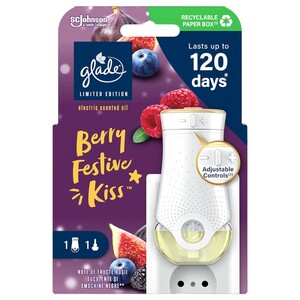 Glade Limited Edition Electric Automatic Air Freshner Berry Festive Kiss 20Ml