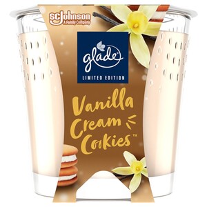 Glade Candle Vanilla Cream Cookies 112G