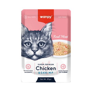 Wanpy Super Premium Chicken & Shrimp In Jelly 85G