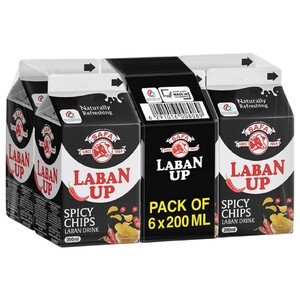 Safa Laban Up Spicy Chips 200Ml X6