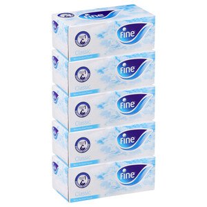 Fine Facial Classic Tissue 2 Ply 170 Sheets 4 + 1 Free