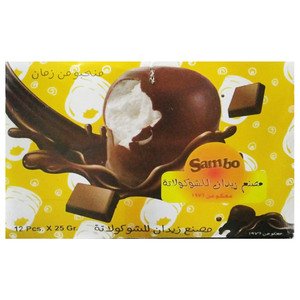 Sambo Whipped Cream On Biscuit Covered With Chocolate Cream 300G