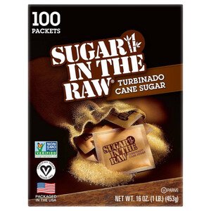 Sugar In The Raw Turbinado Cane Sugar 100 Sachet 453G