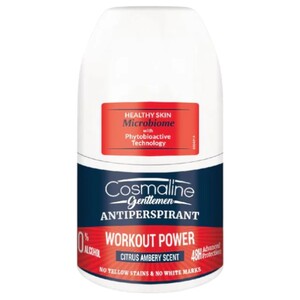Cosmaline Gentlemen Roll On Workout Power Citrus Ambery Scent 50Ml