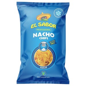 El Sabor Nacho Chips Salted 425G